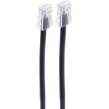 shiverpeaks ®-BASIC-S--®-BASIC-S--modulaarikaapeli, Western-pistoke 8/8 - Western-pistoke 8/8, 10 m (BS70090-8/8)