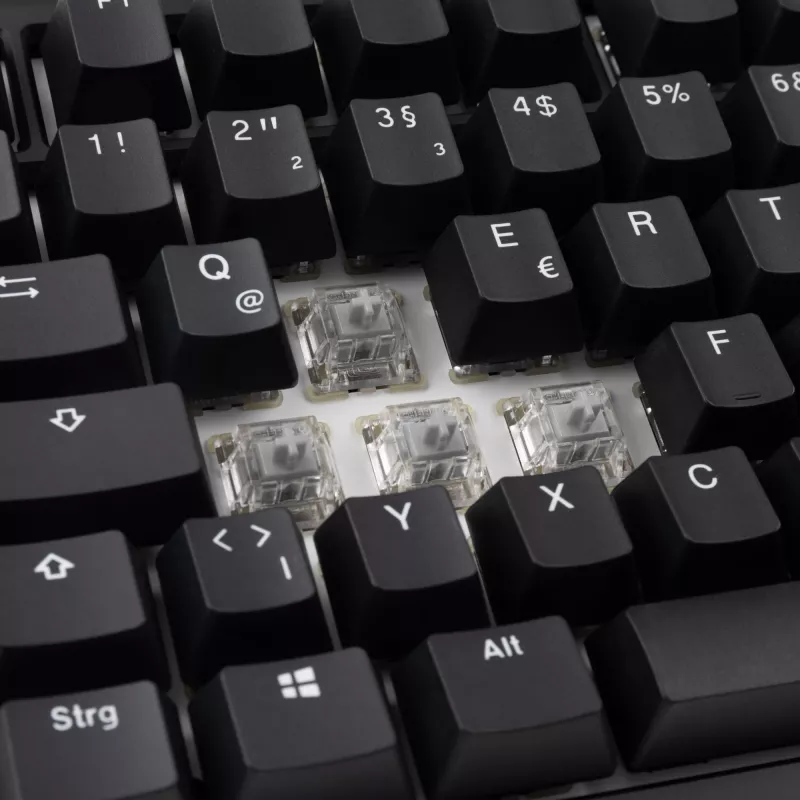 Ducky Tinker 75 -näppäimistö Gaming USB saksa musta