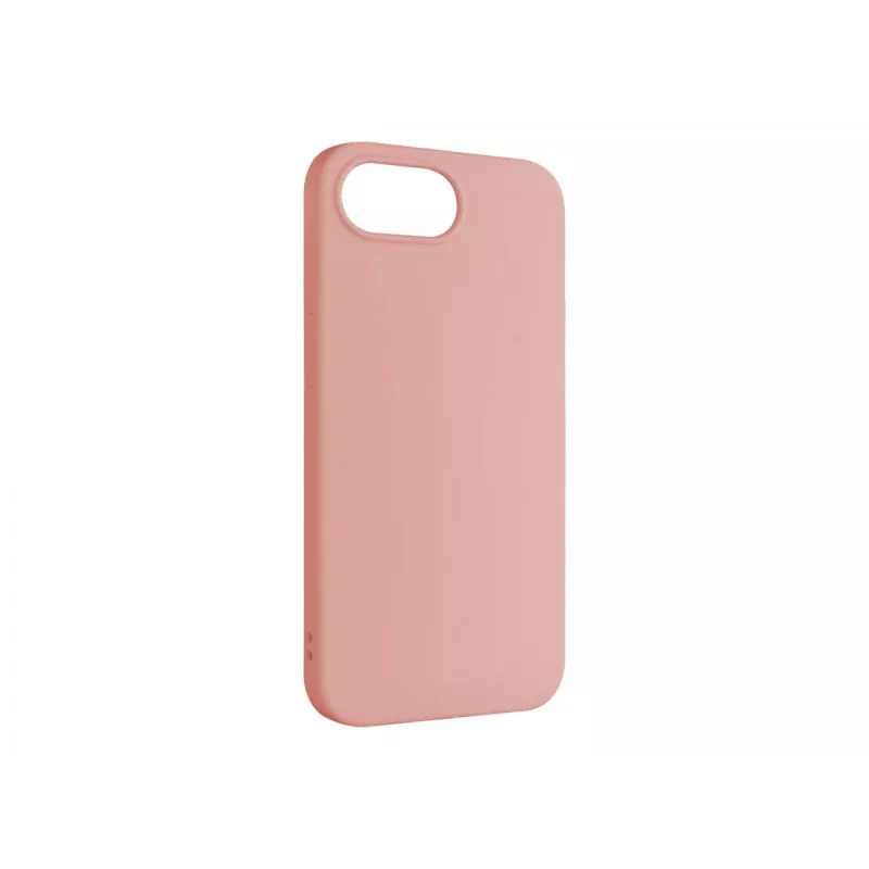 Kännykän takakansi FIXED Apple iPhone 16e -puhelimeen, kumi, pinkki