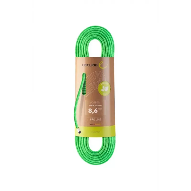 Staattinen köysi Siskin Eco Dry 8,6 mm, 70 m, neonsininen