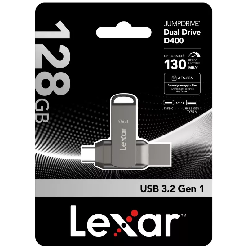 USB-muistitikku Lexar 128 GB USB Type-C LJDD400128G-BNQNG
