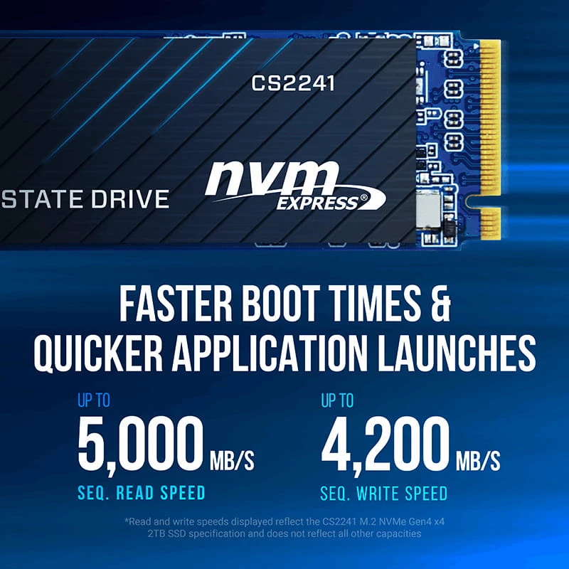 SSD-levy 500GB M.2 2280 CS2241 M280CS2241-500-RB