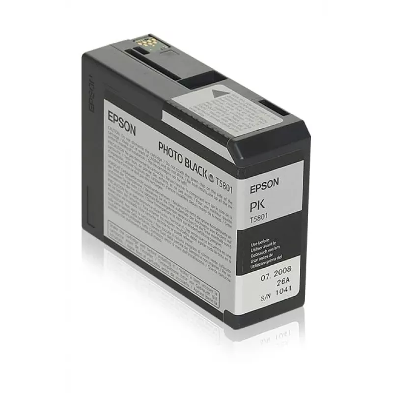Epson T5801 (T580100) valokuvamusta mustekasetti, 80 ml