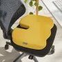 Leitz Ergo Cosy istuintyyny, istuintyyny, yleiskäyttö, keltainen, kiila, yksivärinen, vetoketju