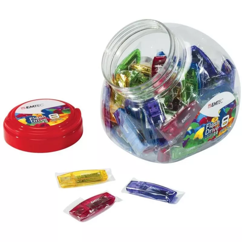 USB-muistitikku Emtec 32 GB USB Type-A C410 Color Mix Candy Jar