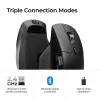 Hiiri Keychron M6 oikeakätinen yleismalli — optinen, RF-langaton + Bluetooth + USB-C, 30000 DPI, musta