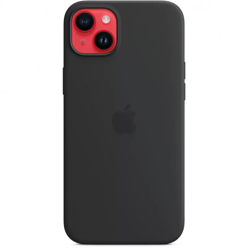 Apple iPhone 14 Plus silikonikotelo MagSafe-yhteensopiva – Midnight