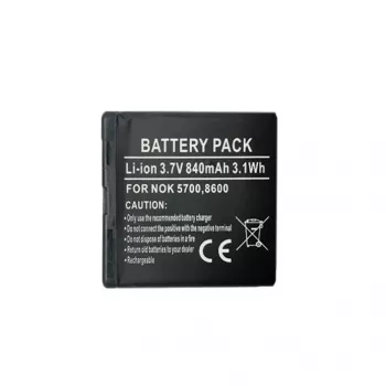 Extra Digital BP-5M vara-akku Nokia 5700 / 7390 3,7 V 1000 mAh