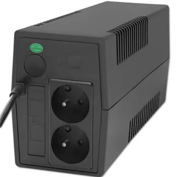 Qoltec 53774 UPS (keskeytymätön virransyöttö) Line-Interactive 1 kVA 600 W 1 AC-lähtö