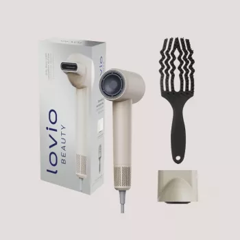 Hiustenkuivaaja Lovio LVHD001BE ionisoinnilla AirFlow