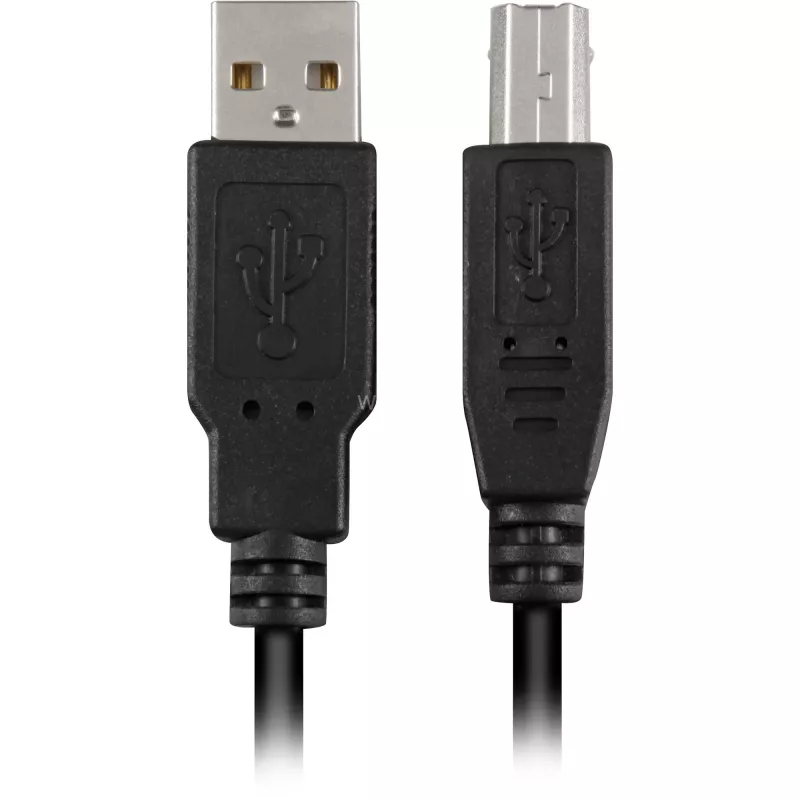 USB-kaapeli Sharkoon USB 2.0 5 m USB A USB B musta