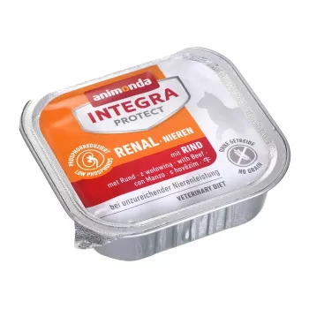 Märkäruoka kissoille animonda Integra Protect 100 g — sika, aikuisille kissoille, munuaisten tuki, annos