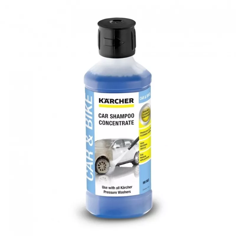 Ajoneuvon pesushampoo Karcher 6.295-843.0, yleiskäyttöinen autoshampoo, 500 ml kromille, lasille, muoville