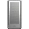 PC Midi Tower Cooler Master MasterFrame 600 Mesh hopea — tukee ATX/EATX, edessä 2×200mm, 2,5 inch/3,5 inch asemat