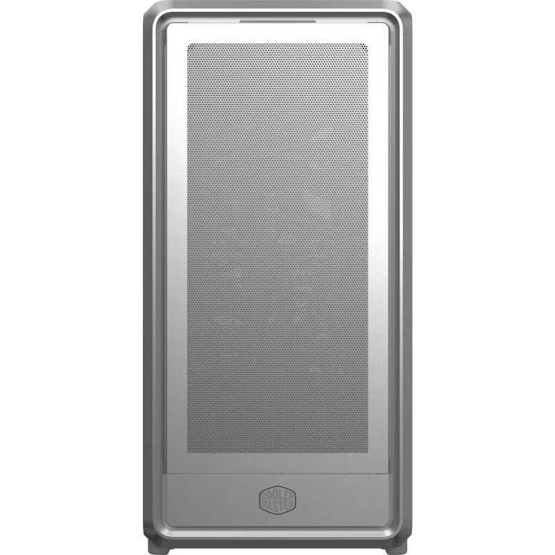 PC Midi Tower Cooler Master MasterFrame 600 Mesh hopea — tukee ATX/EATX, edessä 2×200mm, 2,5 inch/3,5 inch asemat