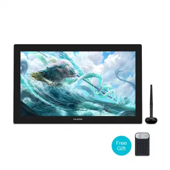 Grafiikkatabletti HUION Kamvas Pro 24 4K GT2401 — 23,8 inch QLED 3840×2160, 16:9, 8192 painetasoa
