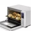 Kompakti-uuni Caso Bake & Style 26 Touch 1500 W hopea – miniuuni työtasolle, 26 cm käyttöleveys