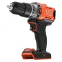 Akkuporaiskuväännin Black & Decker BCD383XN 18V, akkukäyttöinen iskuporaruuvinväännin, 18V akkukäyttöinen