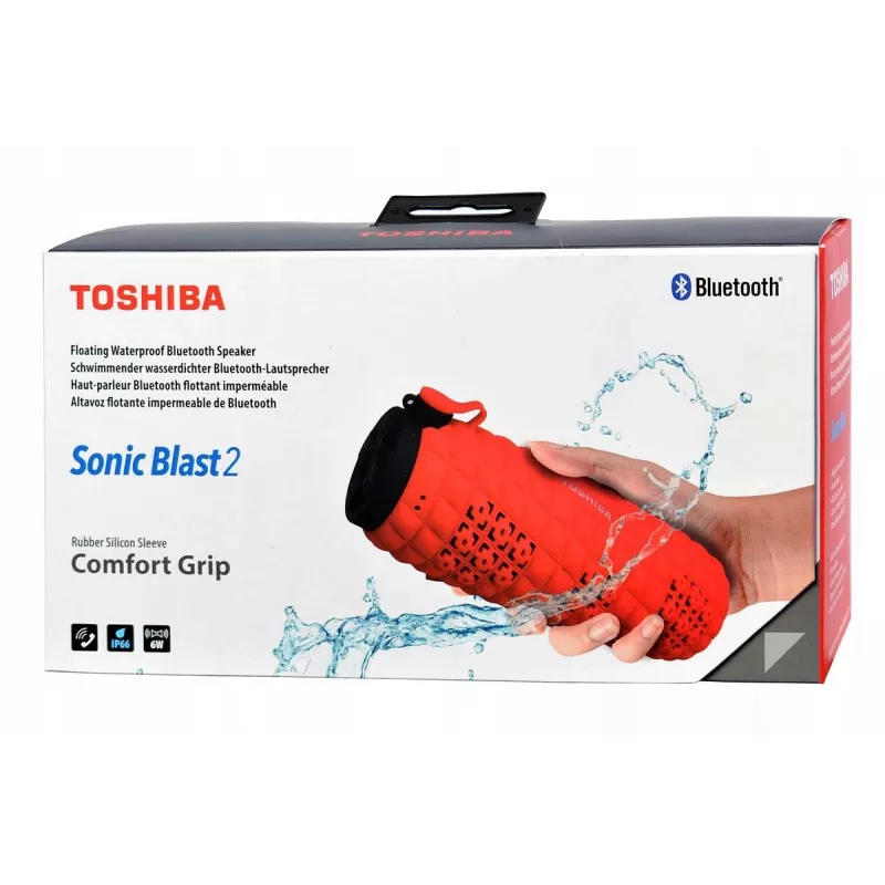 Toshiba Sonic Blast 2 TY-WSP80 kannettava kaiutin punainen