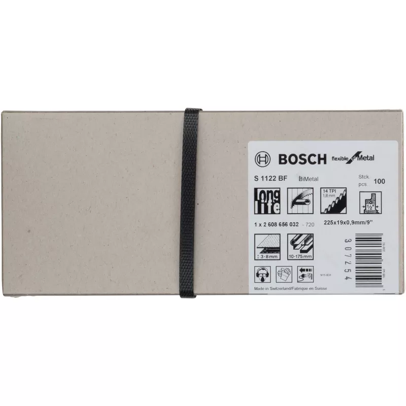 Bosch S 1122 BF, putki, profiili, paksu pelti, 1,8 mm
