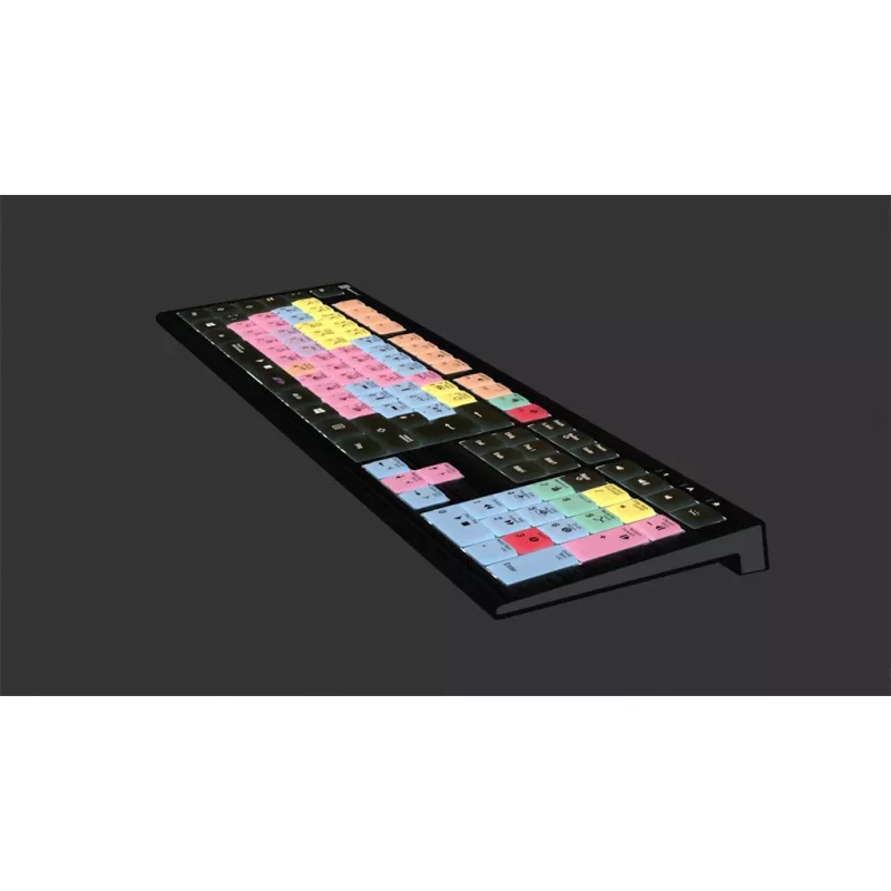 Logickeyboard ASTRA 2 USB QWERTZ näppäimistö musta täysikokoinen 108 näppäintä