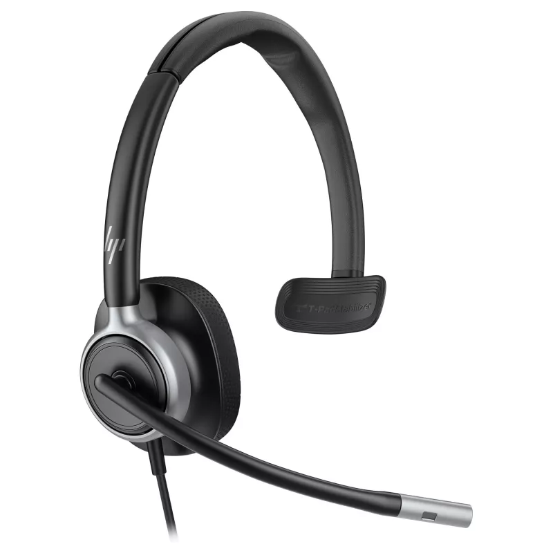Monauralinen USB-kaapelikuulokemikrofoni Poly Mission 615 — paino 117,5 g