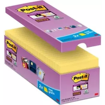 3M Post-it muistilaput neliö keltainen 90 arkkia (65416SYP)