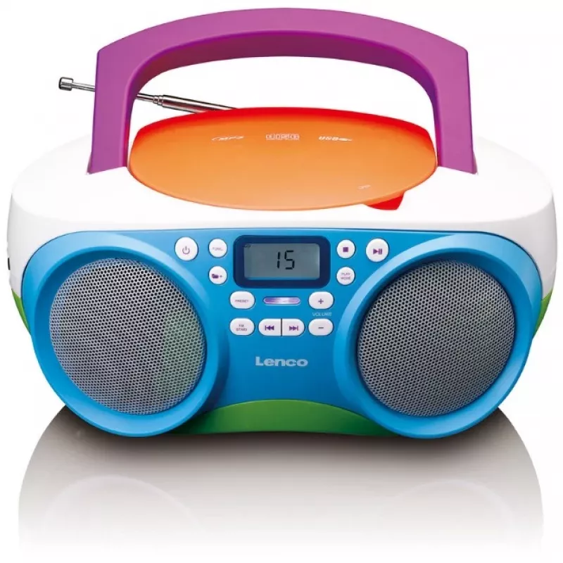 Kannettava radio Lenco SCD41 monivärinen