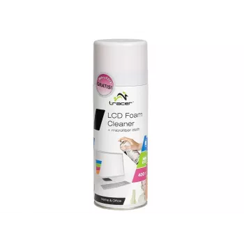 LCD-vaahtopuhdistusaine 400 ml + mikrokuituliina