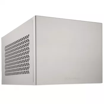 Mini-ITX-kotelo SILVERSTONE SST-SG15S, hopeinen alumiininen kompaktikotelo
