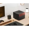 Jonsbo N4 Microtower-kotelo musta tukeva teräs kompakti PC-kotelo