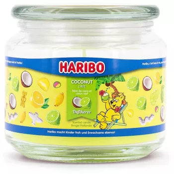 Haribo vahakynttilä sylinteri A2165 — vihreä, 95 mm korkeus, 100×100 mm pohja, sisäkäyttöön, 1 kpl