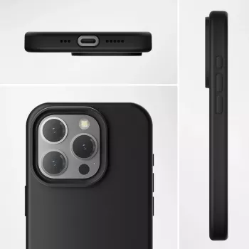 4smarts 540580 - kotelo - Apple - iPhone 15 Pro - 15,5 cm (6.1) - musta