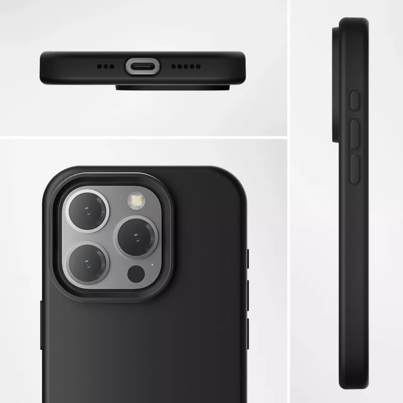 4smarts 540580 - kotelo - Apple - iPhone 15 Pro - 15,5 cm (6.1) - musta