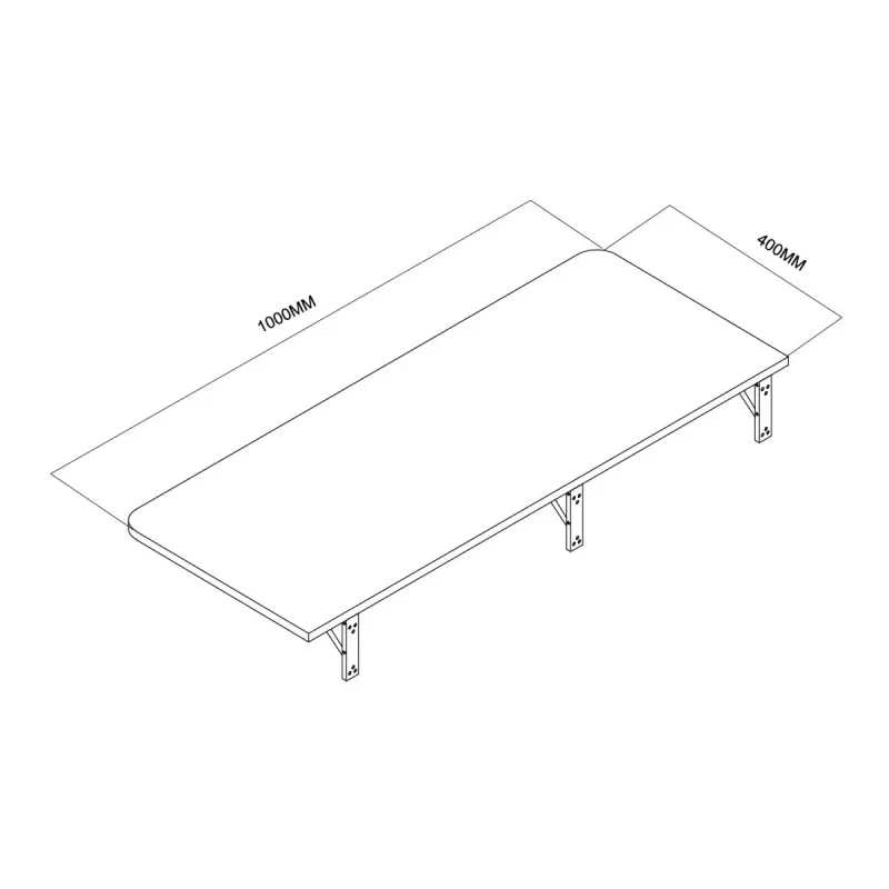 Maclean klapphylly 100x40 cm MC-128 B