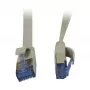 Patchkaapeli RJ45 - CAT6A 500 MHz - 1,5 m - harmaa - U/FTP - litteä - AWG32 - Synergy 21