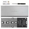 Alumiinikotelo QOLTEC 51833 M.2 SSD:lle, SATA – USB 3.0, tukee jopa 2 TB