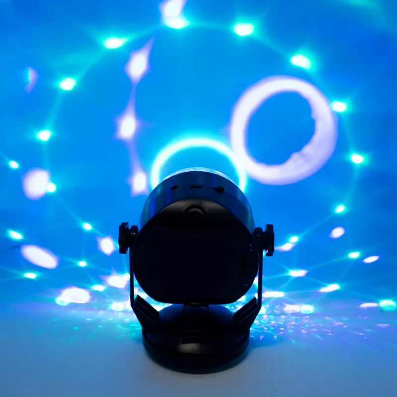 LED-disko-pallo DENVER LDB-319 – kompakti LED-juhlavalo, malli 117220200040