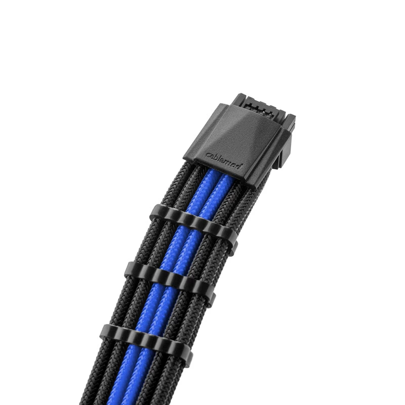 CableMod RT-Series PRO ModMesh 12VHPWR kaksoiskaapelisarja ASUS/Seasonic - musta/sininen