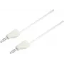 VOLTCRAFT mittausjohto [pistoke 4 mm - pistoke 4 mm] 0,5 m valkoinen MSB-300 (MSB-300-0.5-WS)