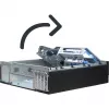 Inter-Tech IT-503 - SFF - Mini-ATX - ei virtalähdettä (TFX12V) - mattamusta - USB/audio (88881270)