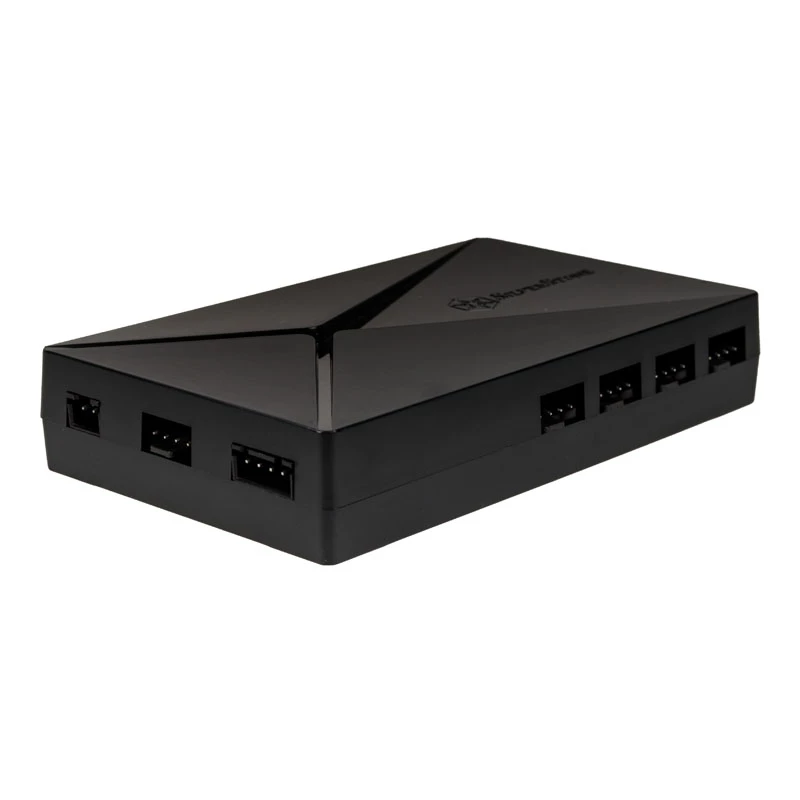 SilverStone SST-LSB02-E - ARGB-LED-keskitin, ohjain - musta