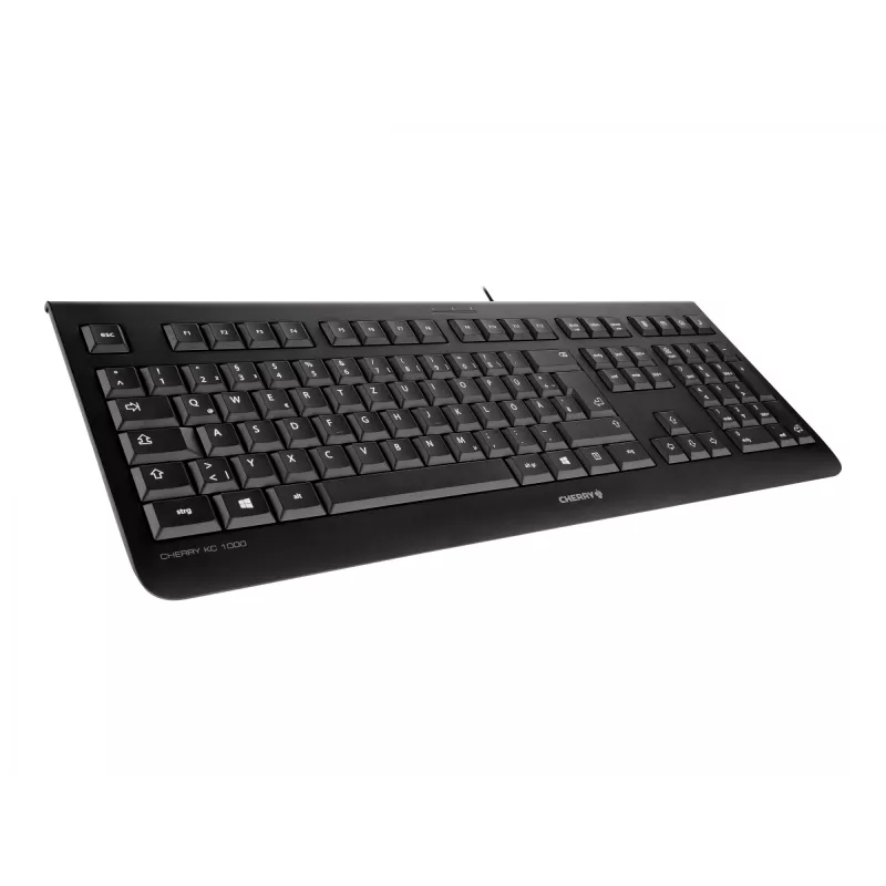Cherry KC 1000 - näppäimistö - pohjoismainen - musta