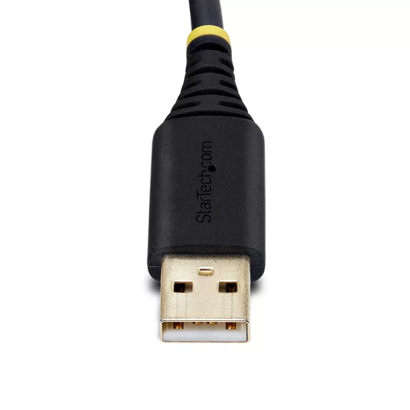 StarTech.com 2ft (60cm) 2-porttinen USB-sarja-adapterikaapeli, vaihdettavat DB9-ruuvit/mutterit, COM-säilytys, USB-A - DB9 RS232, FTDI, tason 4 ESD-suoja, Windows/macOS/ChromeOS/Linux – tukeva TPE-rakenne