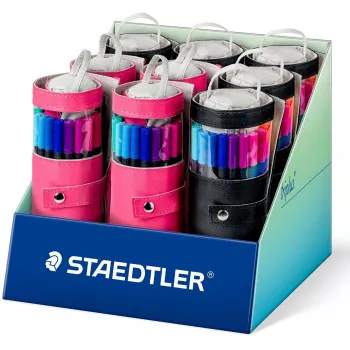 Fineliner-kynät Staedtler Triplus rPP 20 kpl vesipohjainen muste, värilajitelma, kuivumisaikaa ei ilmoitettu