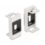 Keystone-pidike DeLOCK Easy 45 -moduulit 22,5 x 45 mm valkoinen musta