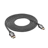 Akyga AK-HD-30S HDMI 2.1 -kaapeli, 48 Gbit/s, 8K 60 Hz / 4K 120 Hz, punottu, 3 m, musta