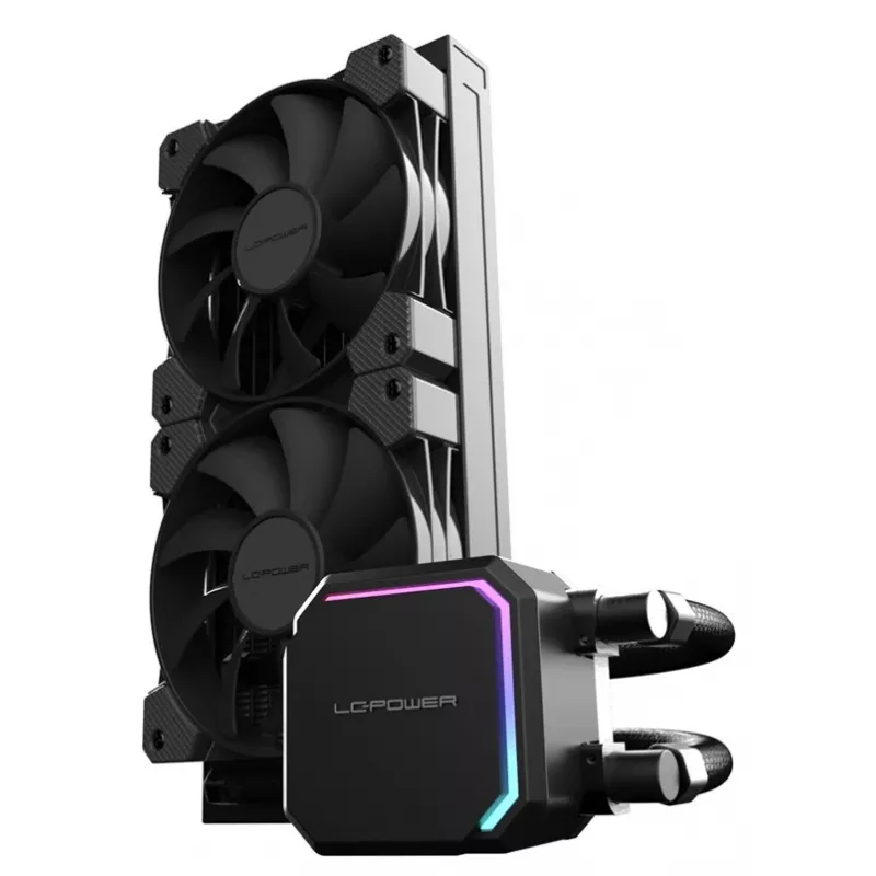 All-in-One-nestekühler LC-Power LC-CC-240-B 12 cm musta