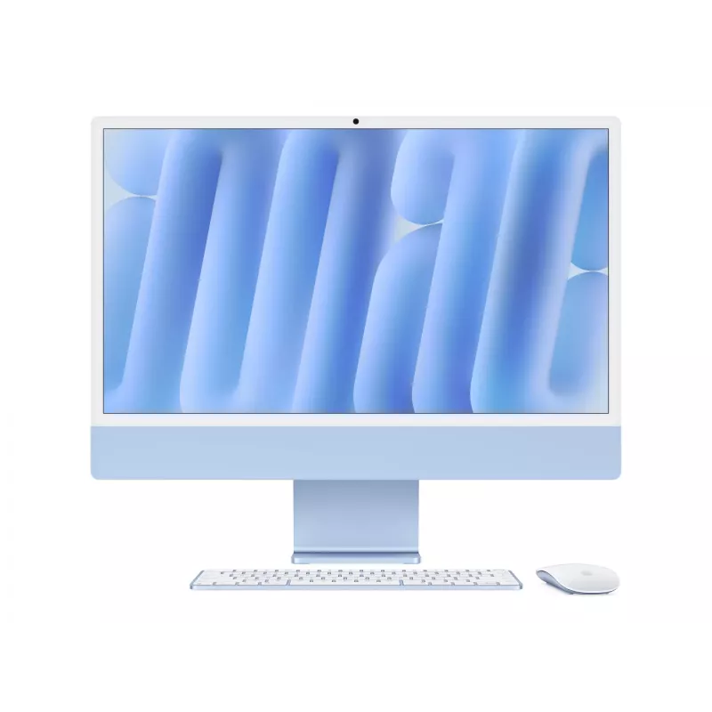 iMac 24 tuumaa: M4 10/10, 16 GB, 512 GB SSD – sininen