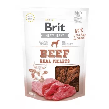 BRIT Meaty Jerky Beef Fillets - koiranherkku - 200 g